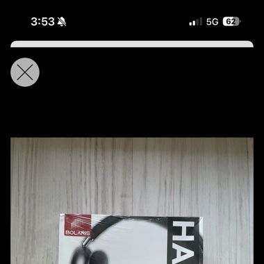 New Bolaris Hawaii Headphones Bluetooth Black