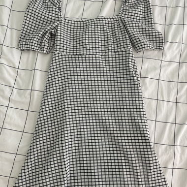 Robe à carreaux mignonne