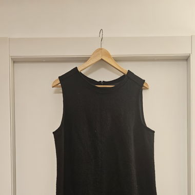 Robe sans manches noire Marc O'Polo – pure laine