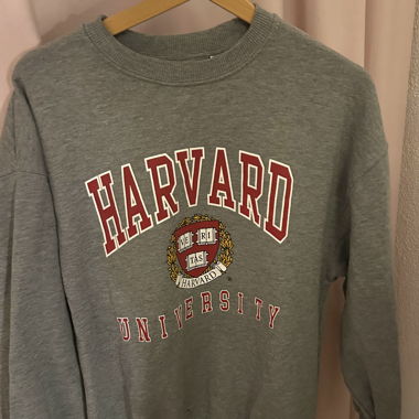 Harvard University Pullover Grau