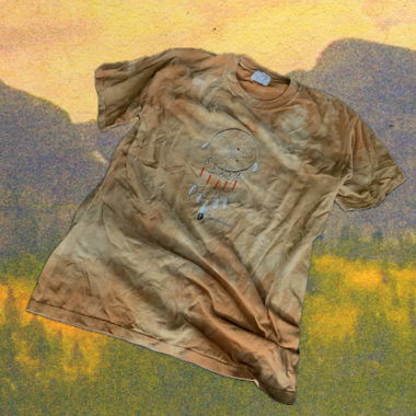 Brown T-shirt with Dreamcatcher Motif