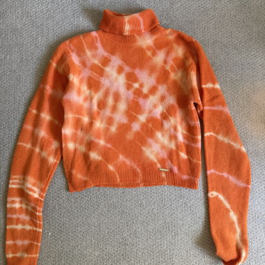 Aries Tie-Dye Rollkragenpullover