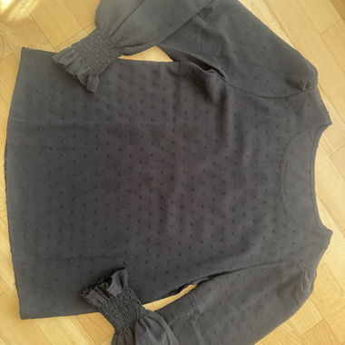 Black blouse new, size L