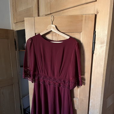 Festliches Kleid bordeaux rot