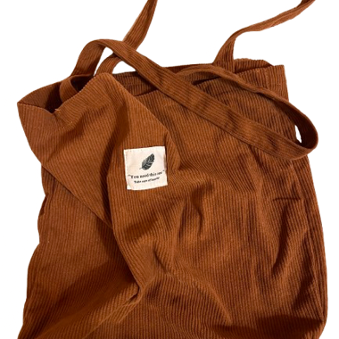 Sac en tissu marron