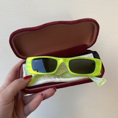 Vintage Gucci neon sunglasses