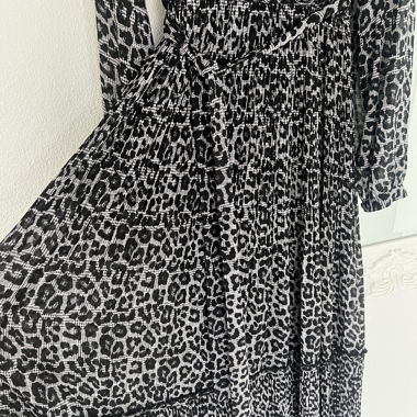 Michael Kors Maxi Dress with Animal Print