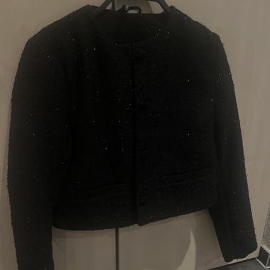 Schwarzer glänzender Blazer H&M