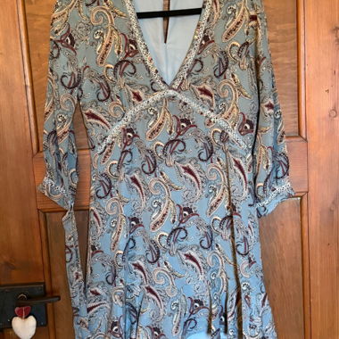 Robe bohème à motifs