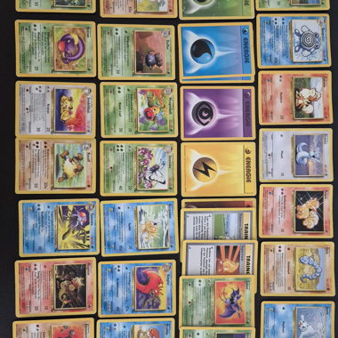 Vintage Pokémon Cards DE Base Set Fossil Jungle 