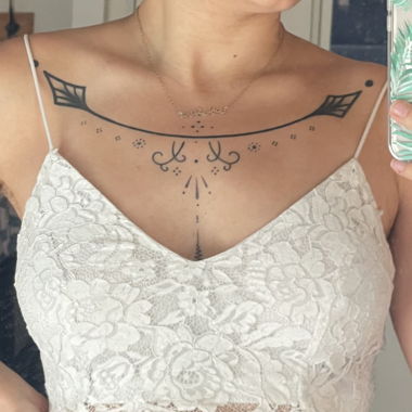 White lace crop top - cute and hot
