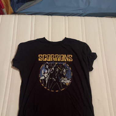 Schwarze T-Shirt Scorpions