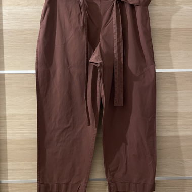 Braune High‑Waist‑Hose Maria Bellento