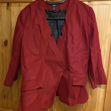Red blazer