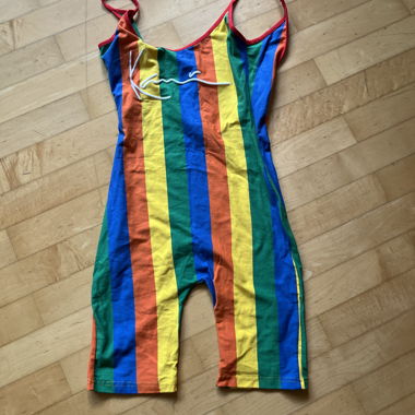 Tutina/Salopette Rainbow di Karl Kani taglia S
