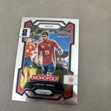 Lamine Yamal Panini Prizm Card