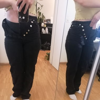 Highwaisted Button-up Jeans