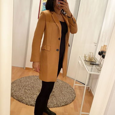 Manteau camel Zara Woman taille M