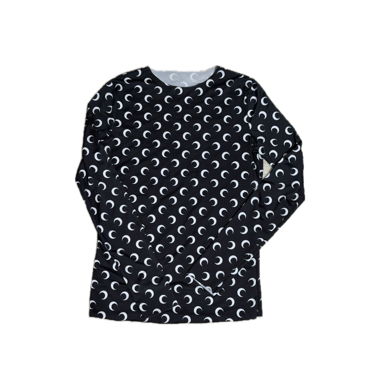 Longsleeve noir à motif