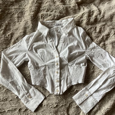 Camicia corsetto bianca