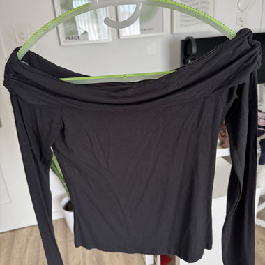 Black Off-Shoulder Top