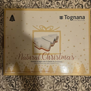 Set da portata natalizio Tognana con ciotole