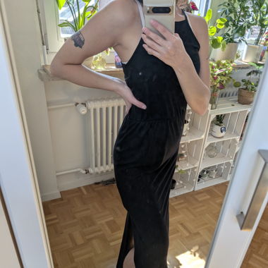 BikBok schwarzes Sommerkleid Grösse XS 
