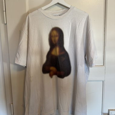 Off-White Mona Lisa Blur White T Shirt