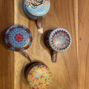 4 Duftkerzen (Sojawachs)