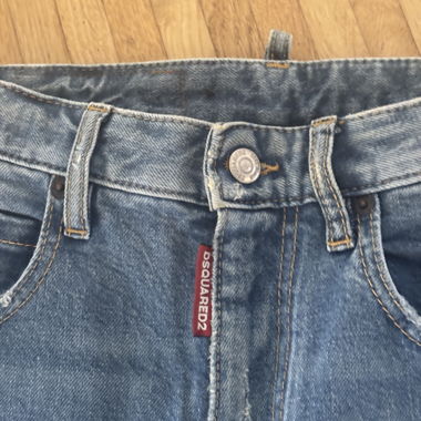 Dsquared2 Straight Leg High Waist 