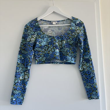 Floral-Crop-Top