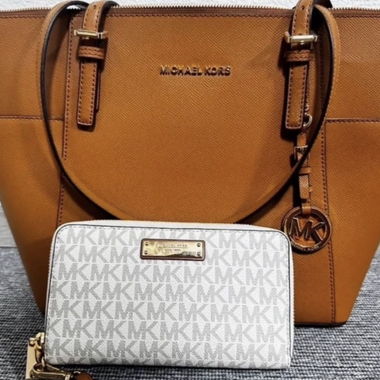 Michael Kors handbag and wallet set