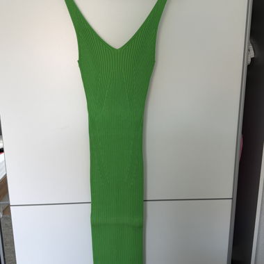 Vestito a coste verde