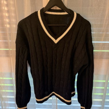 Black Knit Sweater