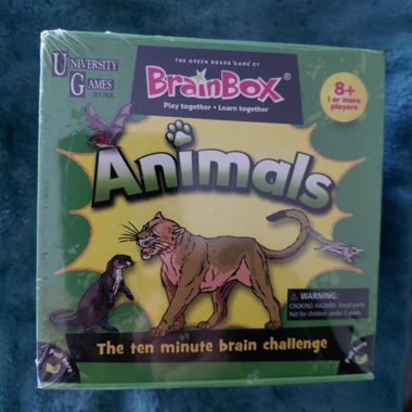 BrainBox Animals Card Game