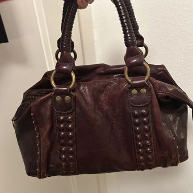 Borsa satchel in pelle Frye