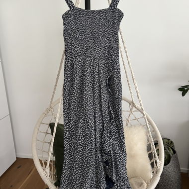 Robe à fines bretelles fleurie