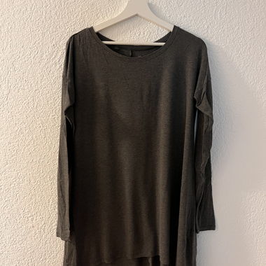 Maglietta a maniche lunghe grigio scuro