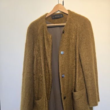 Textured Oversized Coat – ZARA BASIC – Size S