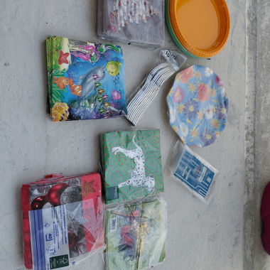 Set de serviettes de fête