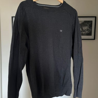 Pull en maille fine Ben Sherman gris foncé