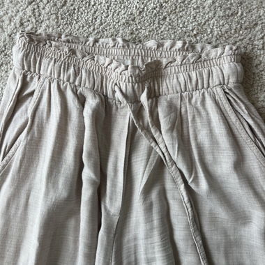 Beige Linen Pants by H&M