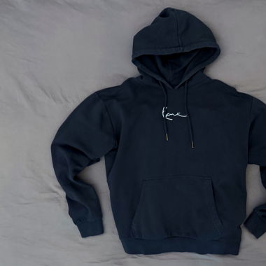 Small Signature Hoodie - navy