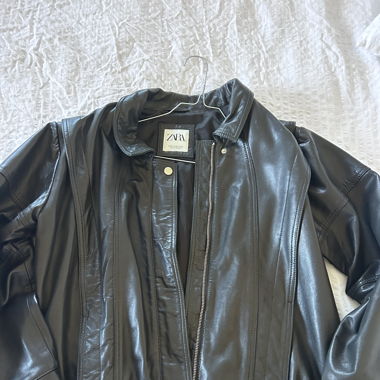 Zara leather jacket