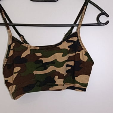 Camouflage Crop Top