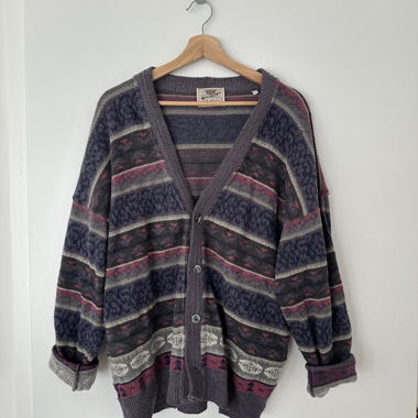 Oversized Vintage Cardigan