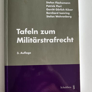Tafeln on Military Criminal Law