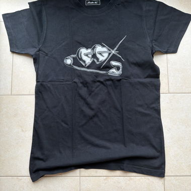 T-shirt nero con stampa