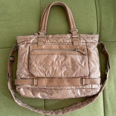 Borsa shopper Piquadro taupe