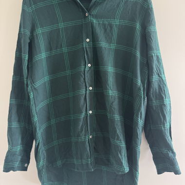 Blouse à carreaux pour dames